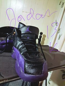 13 1/2 Purple Jordans unisex