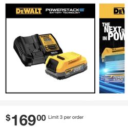 20-Volt MAX POWERSTACK Compact Battery Starter Kit