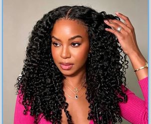 Burmese Curly Half Wig Human Hair