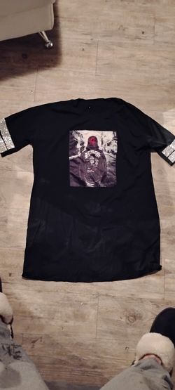 Glitter Sleave Anarchy Print 2xl tshirt