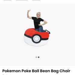 Giant Pokeball Pokéball Pokemon Pokémon Bean Bag Chair Anime 