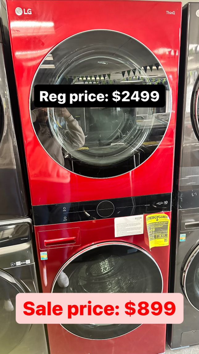 Washer And Dryer Gas Set On Sale Only 899