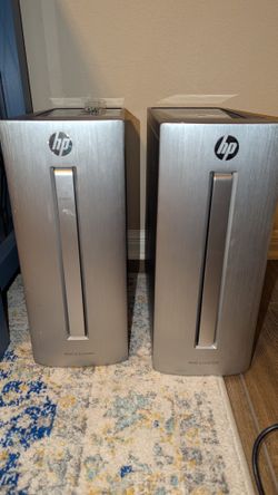2 x HP Envy 750-116 Desktop Computers