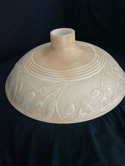 Vintage  Torchier Milk Glass Shade
