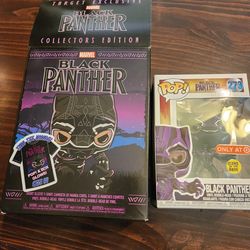 Funko Pop Black Panthers Target Exclusive Glow in the Dark