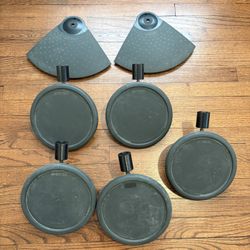 Yamaha DTXPLORER Electronic Drum Pad Bundle – 5 TP65 pads + 2 PCY65 cymbals