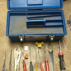 Tool Box With Tools 