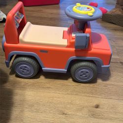 Bluey Push Car