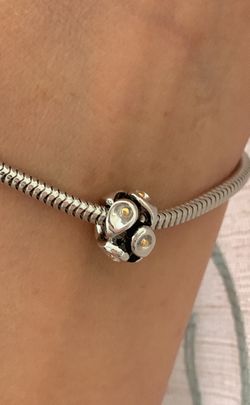 Solid 925 Sterling silver cola lily charm