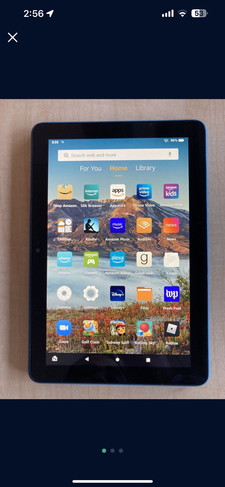 Kindle Fire HD Tablet 8 Inch Screen