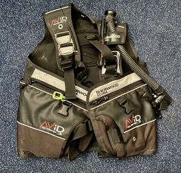 Sherwood Avid CQR-3 Scuba Diving BCD Weight Integrated Buoyancy Comp.  Large