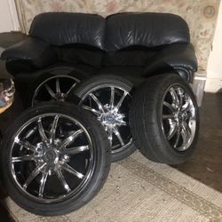 Porsche 18” Rims And Tires 