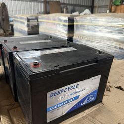 ☀️ AGM Solar Battery 12V | RV Camper Marina UPS