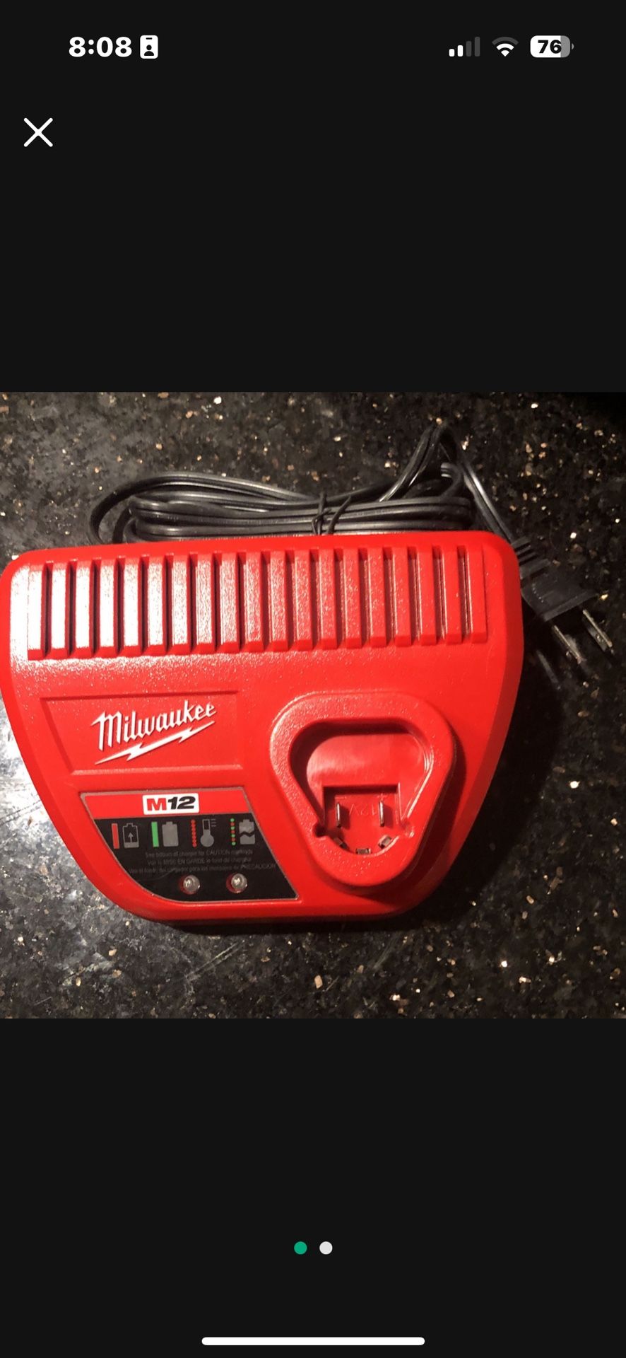 New Milwaukee M12 Charger