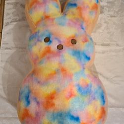 Jambo PEEPS 36", Easter Bunny Plush Rainbow  Dye Stuffed Toy Pillow 