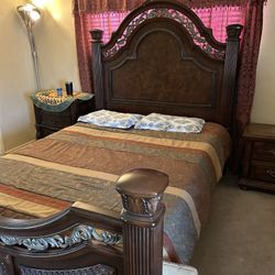  Bedroom Set With Ortho Adjustable Mattress Including Dresser And Night Stand