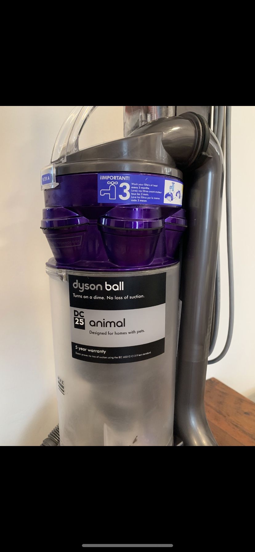 Dyson Ball Animal Pet Bagless Vacuum Cleaner Dyson DC25 Multi Floor with HEPA Filter (Arlington, 22204)
