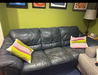 Leather sofa
