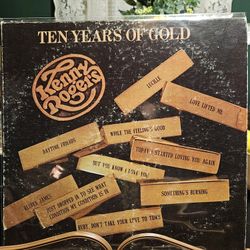 KENNY ROGERS "TEN YEARS OF GOLD" LP/ ALBUM 