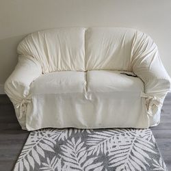 Loveseat with Slipcover – Must Sell