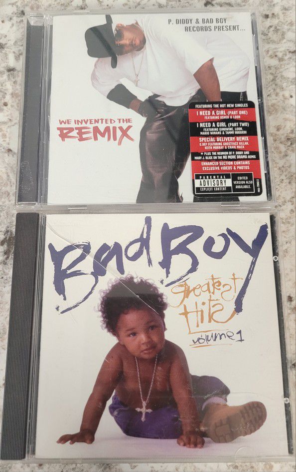 2 CD LOT: P. Diddy Remix & Bad Boy Greatest Hits
