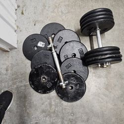 Adjustable Dumbells 80lbs 