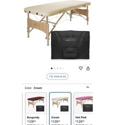 Portable Facial/Lash Table 