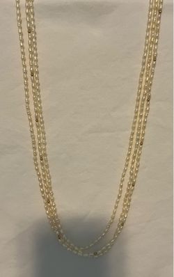 Pearl Beaded Necklace & Earrings (Cash only)
