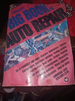 1977 Edition Peterson's big book of auto repair