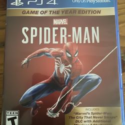 PS4 Game Spider Man 