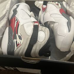 Air Jordan Retro 8 White/Black True Red Size 9.5