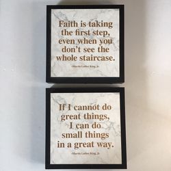 NEW Martin Luther King, Jr. Quotes Wall Decor