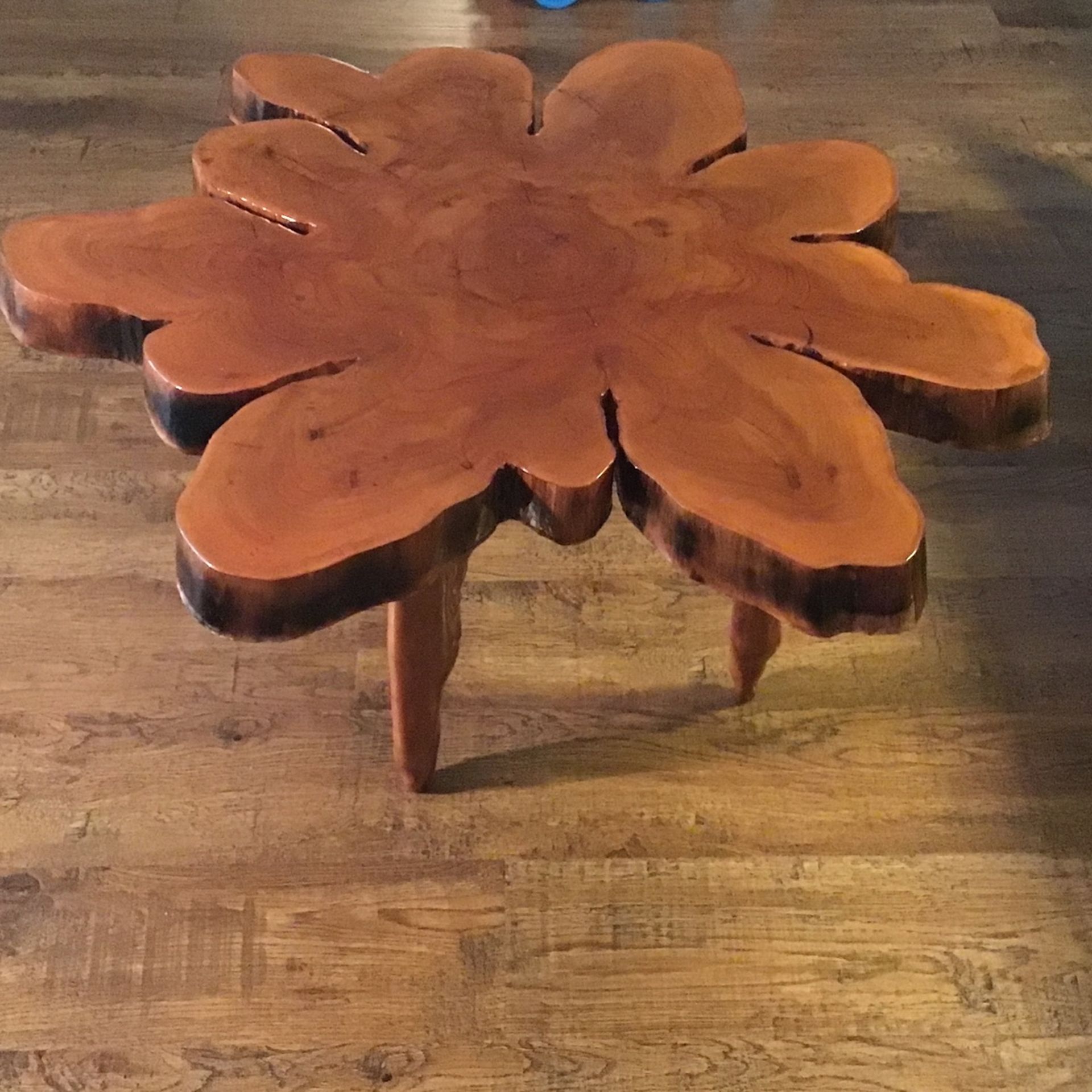 Cypress Stump Table