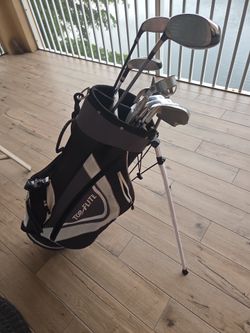 Top Flite Golf Stand Bag with Clubs