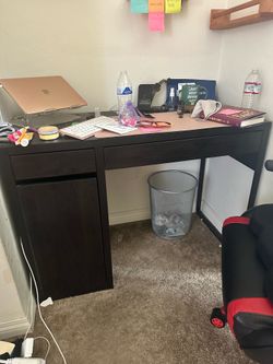 Ikea desk with usb charging dock