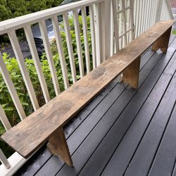Antique Pew Bench 10’ Long