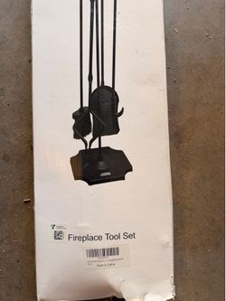 Fireplace tool set