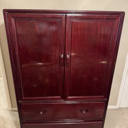 Classic Cherry Wood Armoir 