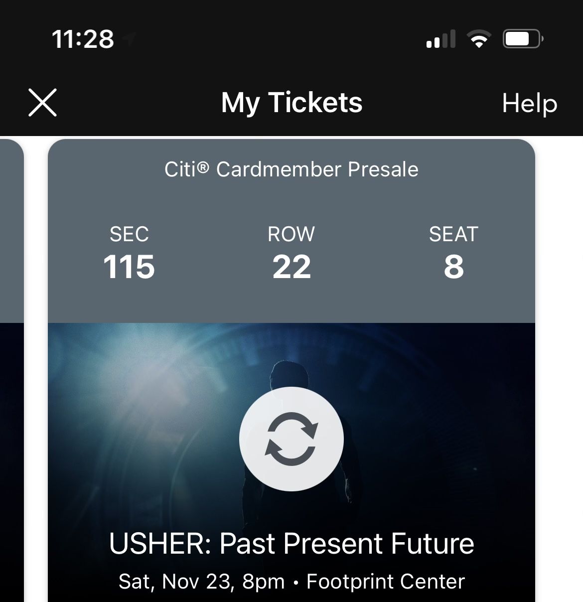 Usher Tickets Lower Level
