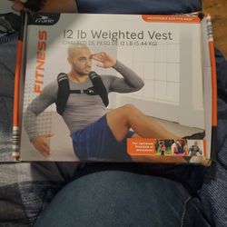 Crane 12 Lb Weighted Vest Adjustable Size Fit Most