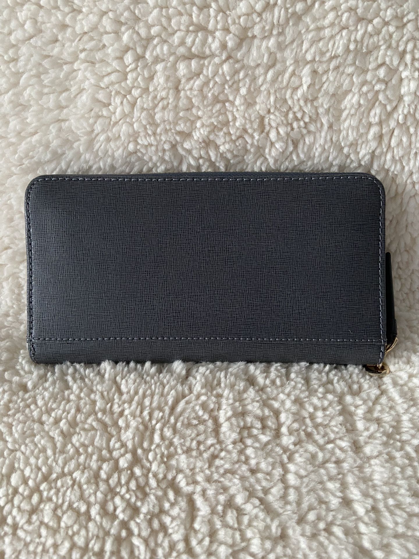 NWT Saffiano Large Zip Around Wristlet