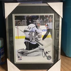Autograph La Kings Goalie Quick