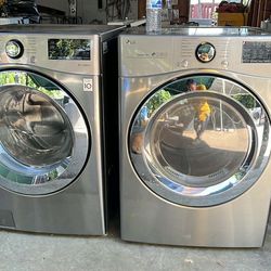 Washer and dryer LG