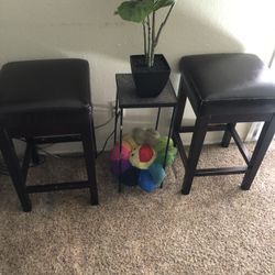 Two Bar Stools  