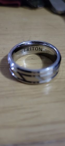 Triton Tungsten Carbide Ring Size 91/2