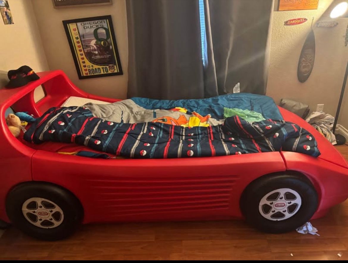 Little Tikes Race Car, Twin Bed Frame.