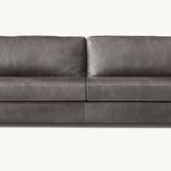 Restoration Hardware Leather Sofa