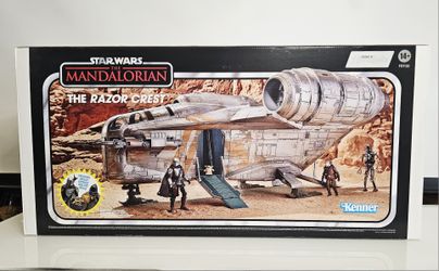 Star Wars Haslab Razor Crest + N-1 Starfighter + Blurrg + Nevarro Cantina & Figures LOT $850 OBO