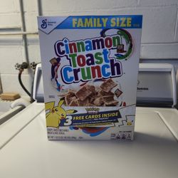 Cinnamon Toast Crunch Pikachu Pokemon Trading Card Game Unopened