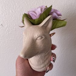 Floral Fox Bust 